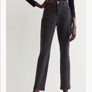 High Waist Mom Ankle Jeans